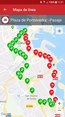 Bus Coruña android App screenshot 4